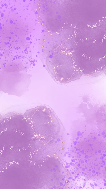 Photo purple watercolor abstract phone wallpaper 1