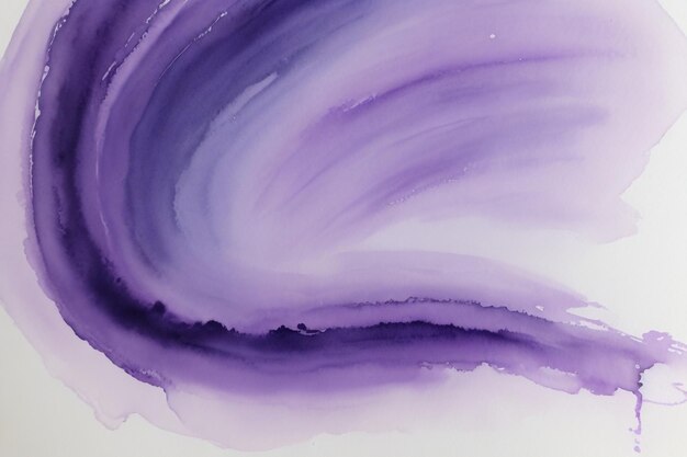 Purple watercolor abstract