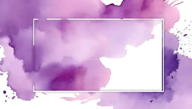 Photo purple watercolor pattern background