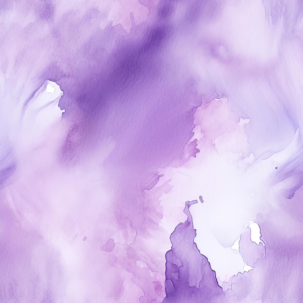 Purple Watercolor Seamless Pattern