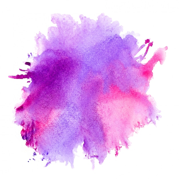 Photo purple watercolor.