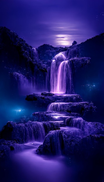 Purple waterfall wallpapers that are perfect for your iphone x backgrounds, mobile screensaver, and more. purple wallpaper, wallpaper backgrounds, wallpaper backgrounds, wallpaper backgrounds, wall