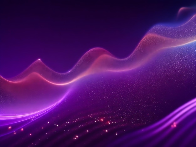 a purple wave with the word light on it