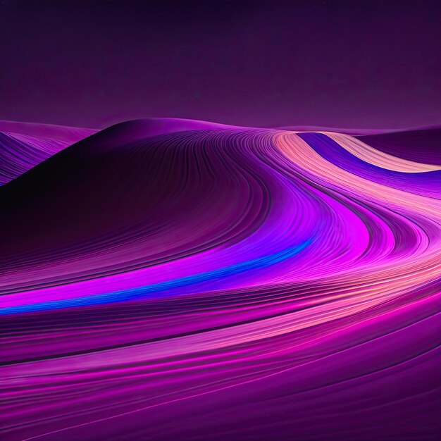 Purple waves abstract background