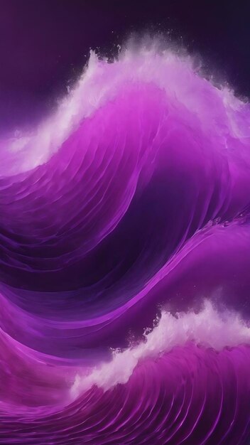 Purple waves on a purple background