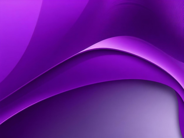 ai生成された薄紫色の背景を持つ紫色の波状の背景