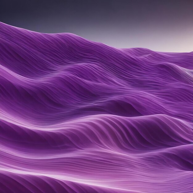 A purple wavy surface with white lines