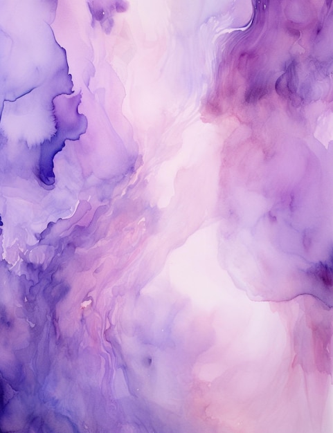 黒枠の生成 ai を持つ紫と白の抽象絵画