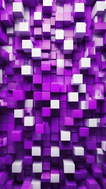 Purple white abstract square background