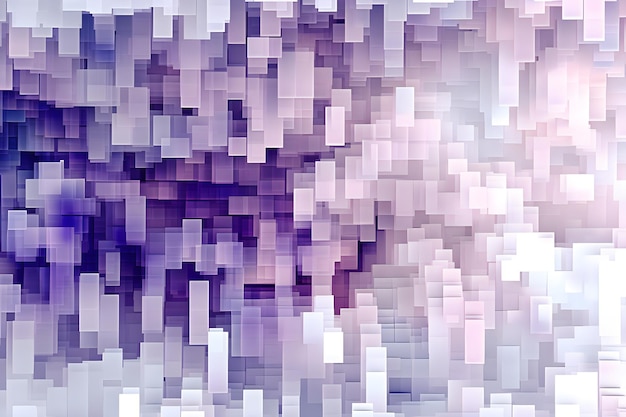 Фиолетово-белый фон с квадратами и кубиками слов.