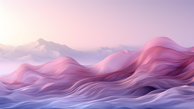 Purple amp White Gradient Waves