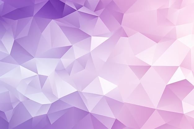 Purple white low poly abstract gradient background