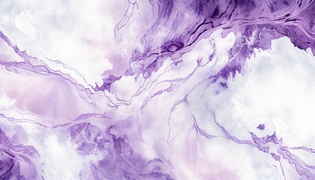 Purple and white marbe watercolor texture stone backgroundGenerative AI