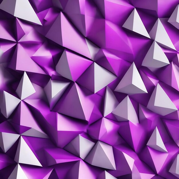 A purple and white pattern with triangles and triangles