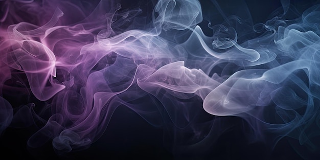 Фиолетовый и белый дым