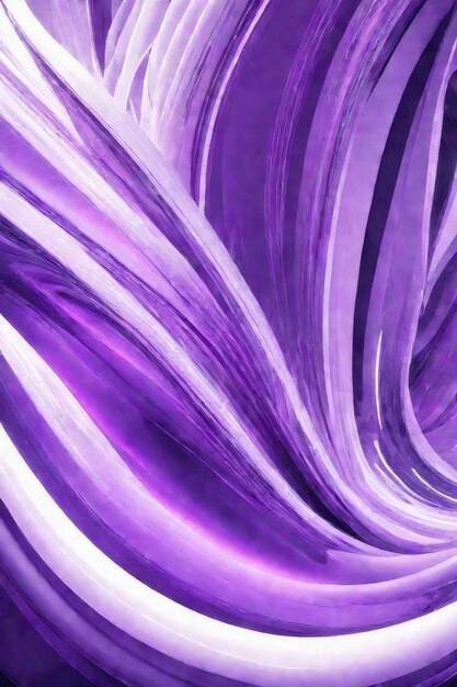 Purple and white waves abstract background