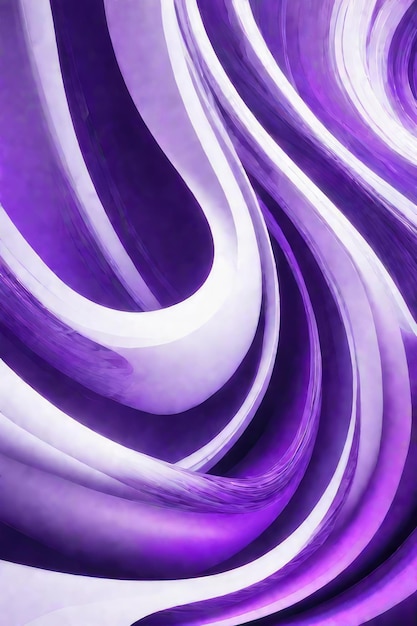 Purple and white waves abstract background