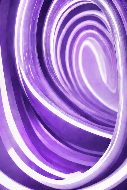 Photo purple and white waves abstract background