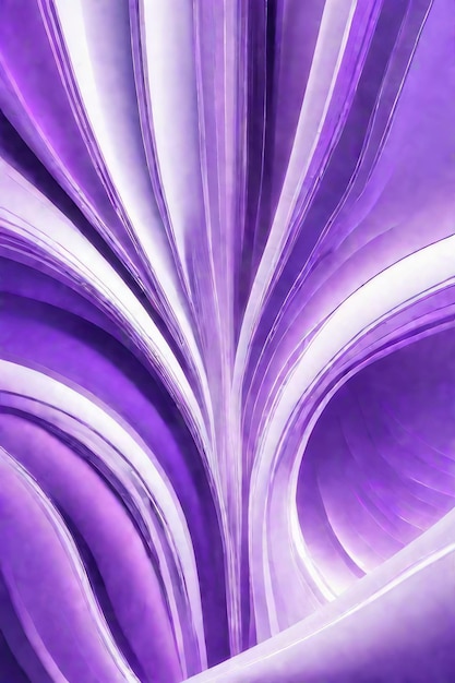 Purple and white waves abstract background