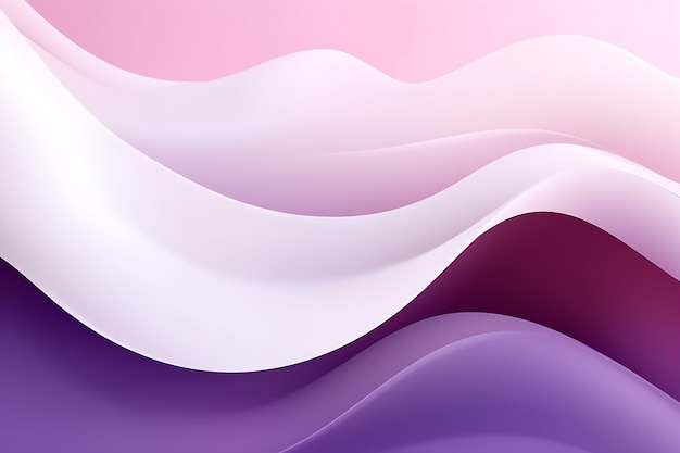 Purple and white waves on a pink background