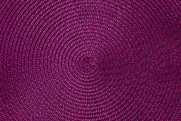 Purple wicker background Copy space Closeup