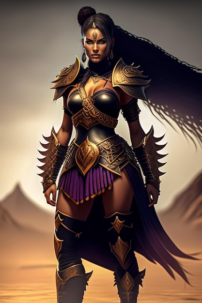 purple Women warrior