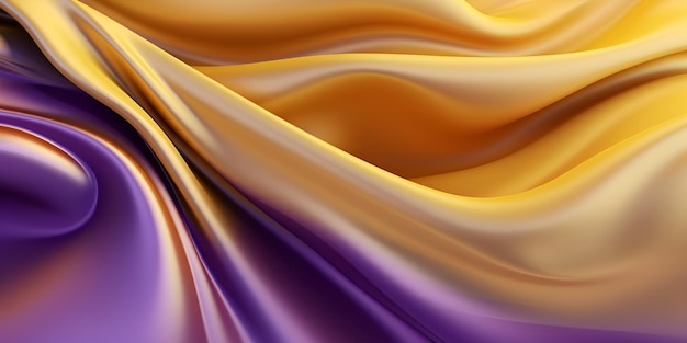 A purple and yellow silk texture with a gold background