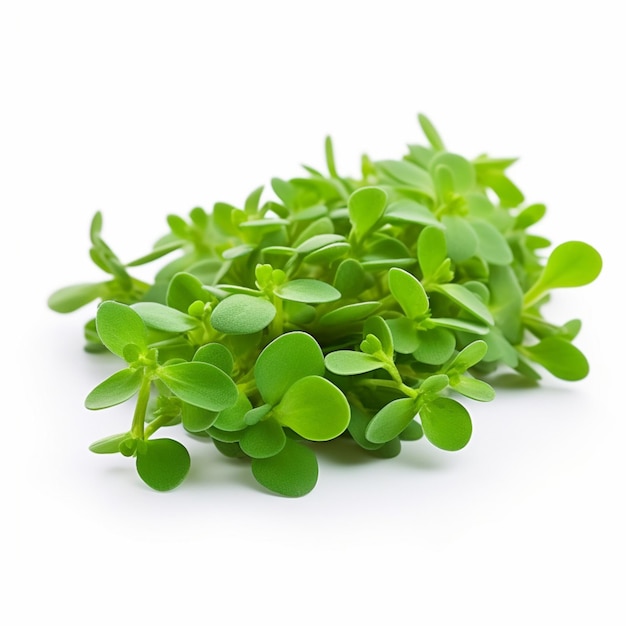 Purslane with white background high quality ultra h