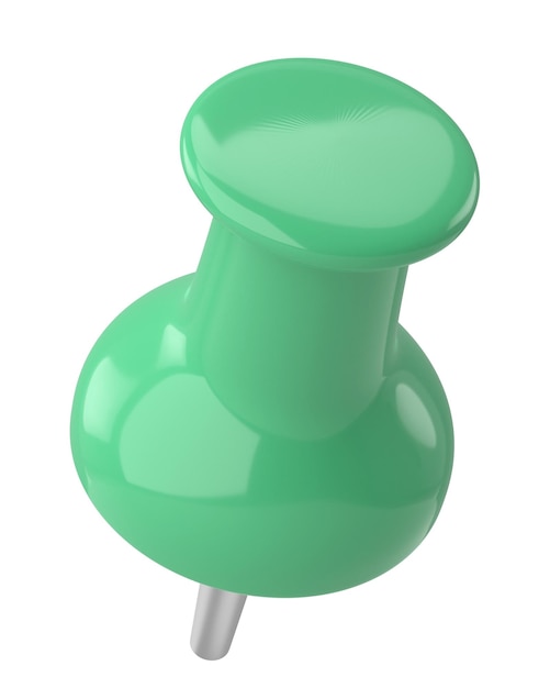 Push pin Drawing pin 3D pin 3D illustration