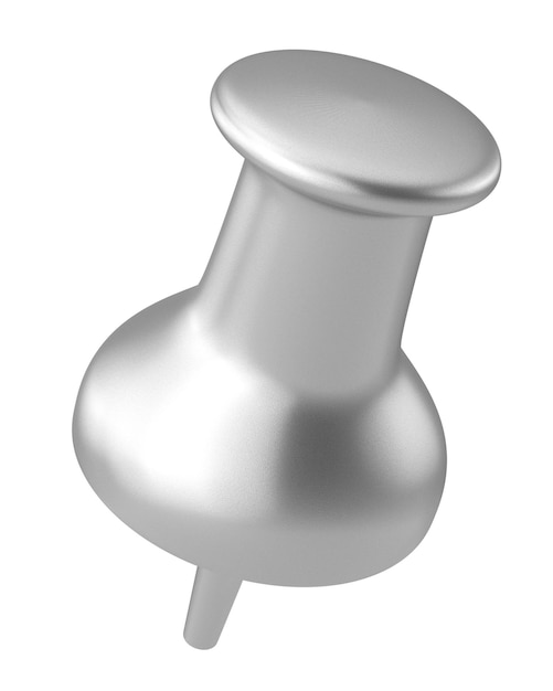 Push pin Drawing pin 3D pin 3D illustration