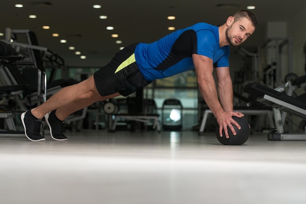 Pushups With Medicine Ball