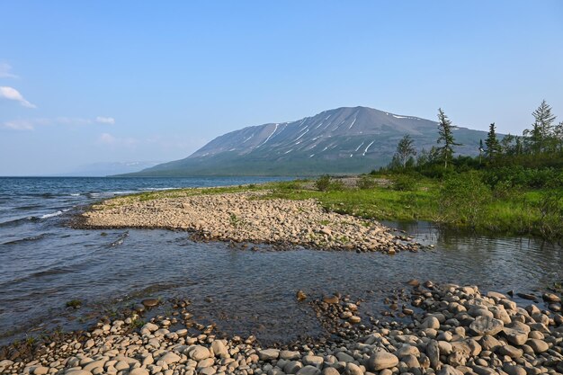 Плато Путорана горное озеро