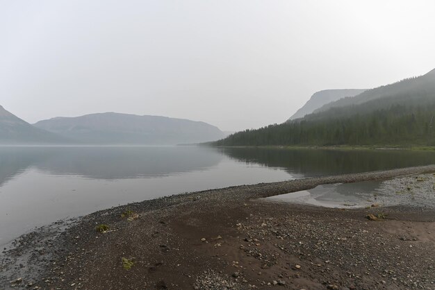 Putorana Plateau a mountain lake