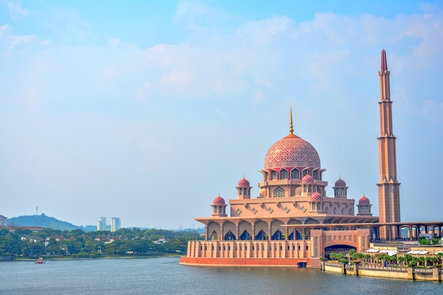 Moschea di putra a putrajaya, malesia