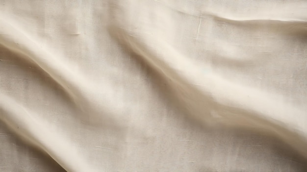Puur wit zijden weefsel met een gedurfde textuur met een beige textuur