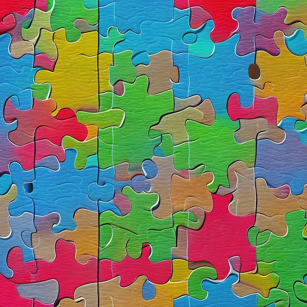 Puzzel geïnspireerde achtergrond