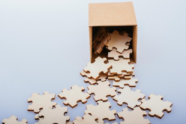 Puzzeltjes uit de doos als probleemoplossingsconcept