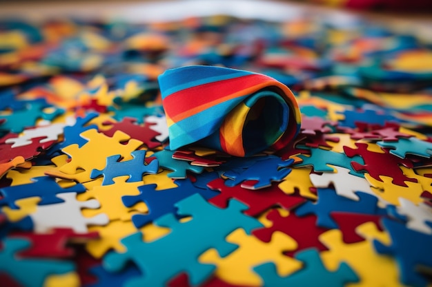 Foto puzzle lint autisme campagne