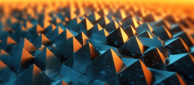 Pyramid abstract futuristic background