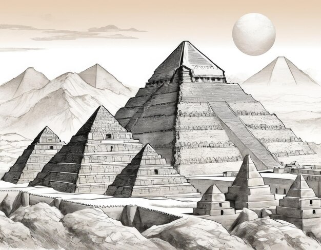 Premium Photo | The pyramid of giza country