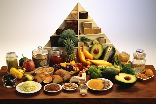 Photo pyramid ketogenic diet for weight loss ar c