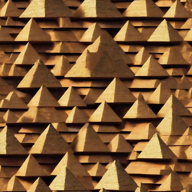 Premium AI Image | Pyramid pattern