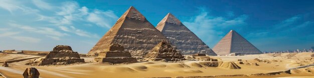 Photo the pyramids of egypt