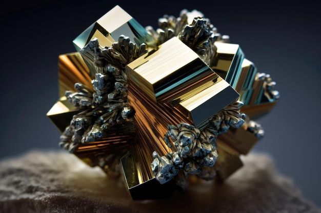 Pyrite or iron pyrite or fool gold Iron disulfide mineral