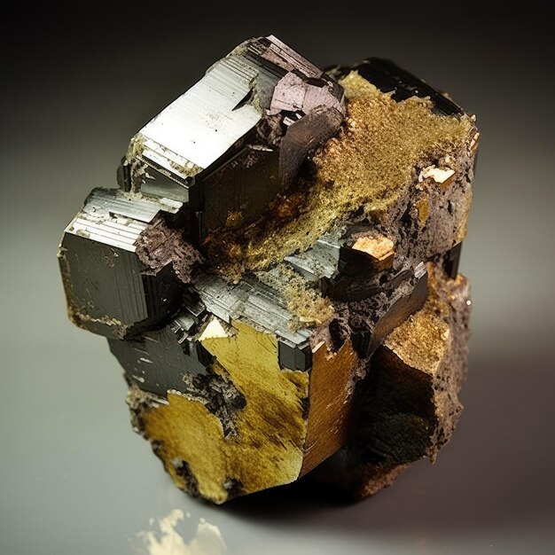 Photo pyrite mineral specimen