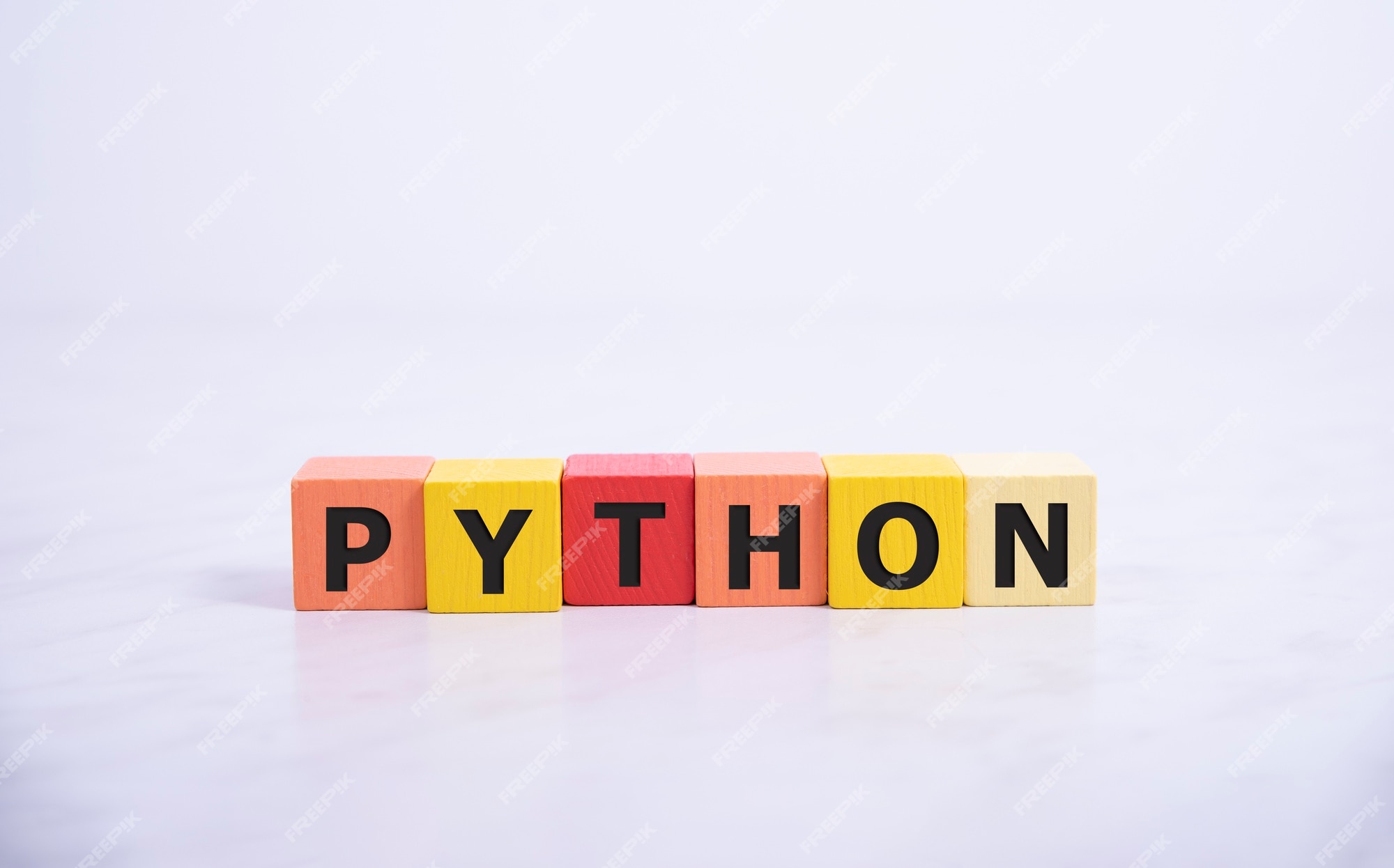 Premium Photo | Python programming language word concept. qa concept.