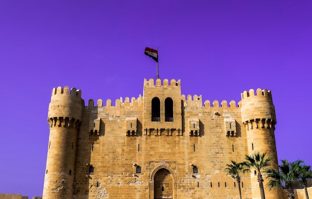 Qaitbay Citadel in Alexandria Egypt