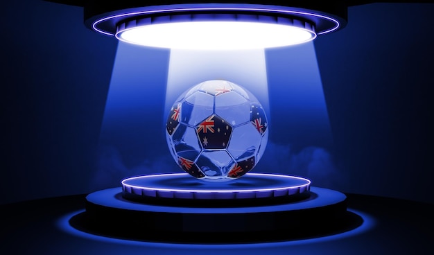 Qatar 2022 Fifa glass football background