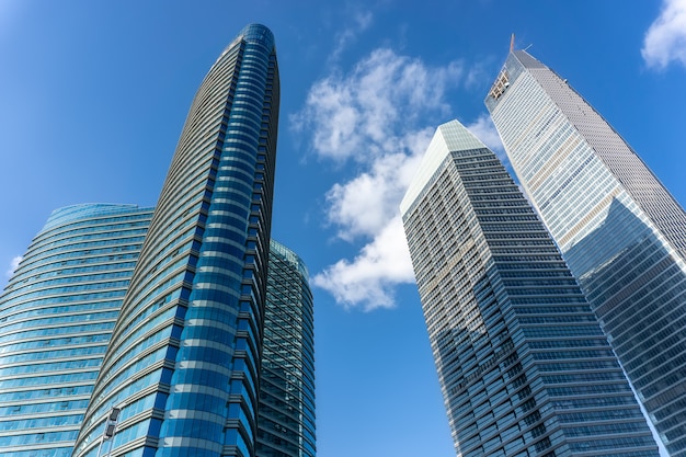 Paesaggio architettonico moderno della città di qingdao