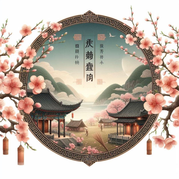 Qingming Festival Celebrating Post for Chinese Event